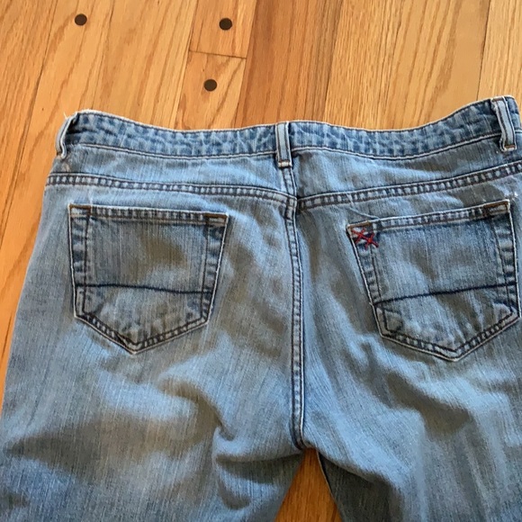 Vintage Bartack faded button fly blue jeans - Picture 7 of 11